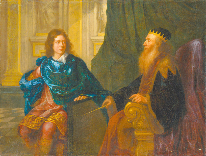 "Solomon and King David",    by Gerard de Lairesse 