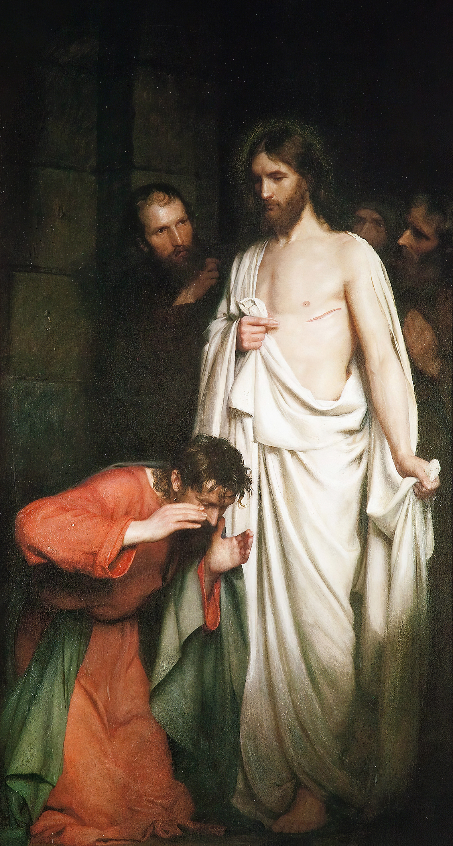 "The Doubting Thomas", by Carl Bloch