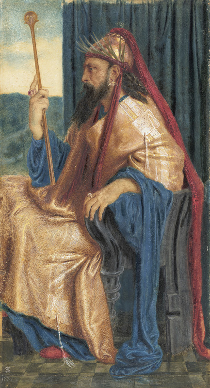 "King Solomon", by Simeon Solomon