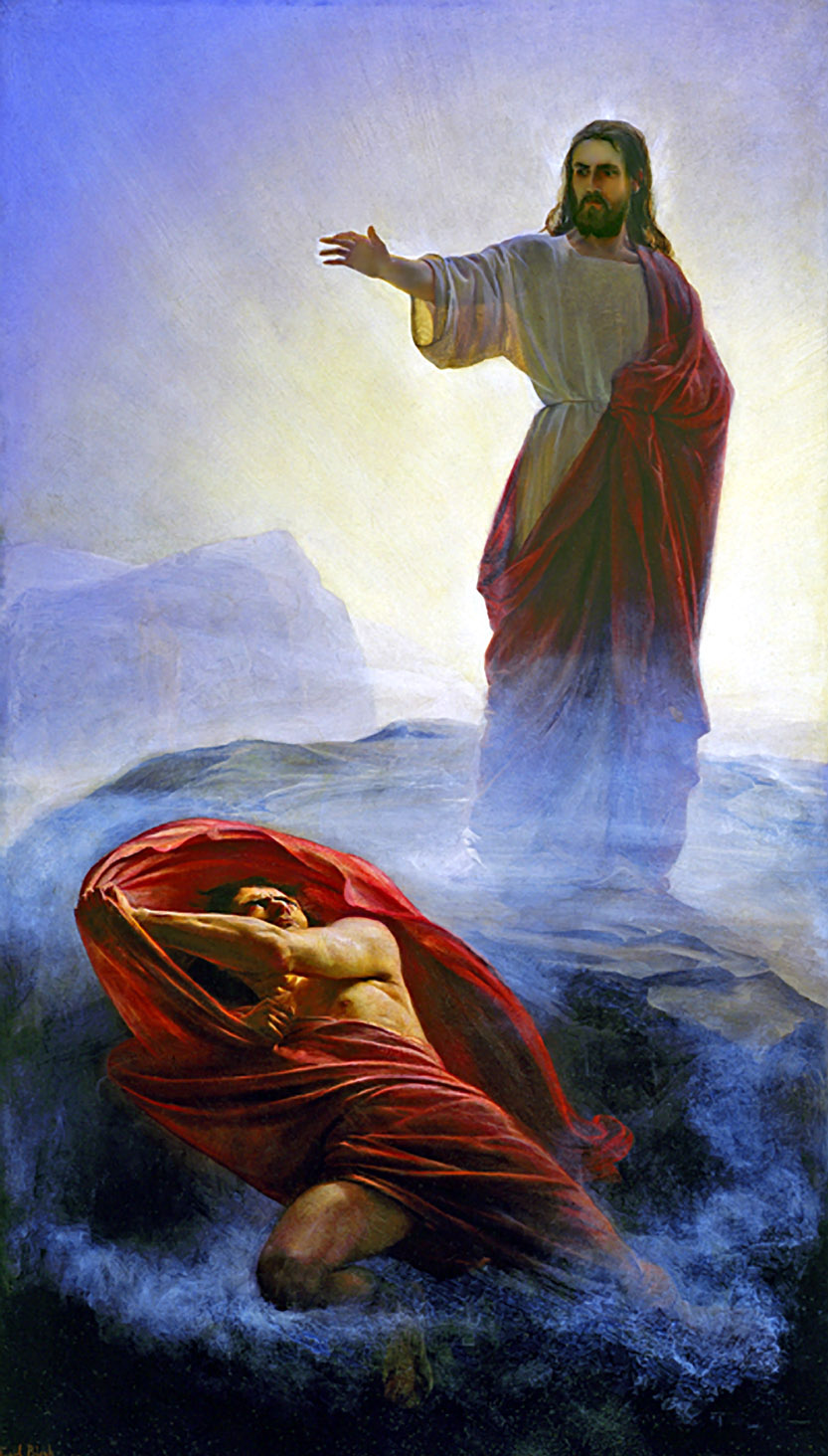 "Jesus Tempted", by Carl Heinrich Bloch