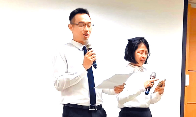 陳正才與妻子淑芬姊妹以更多時間來服事主。（圖／受訪者提供）