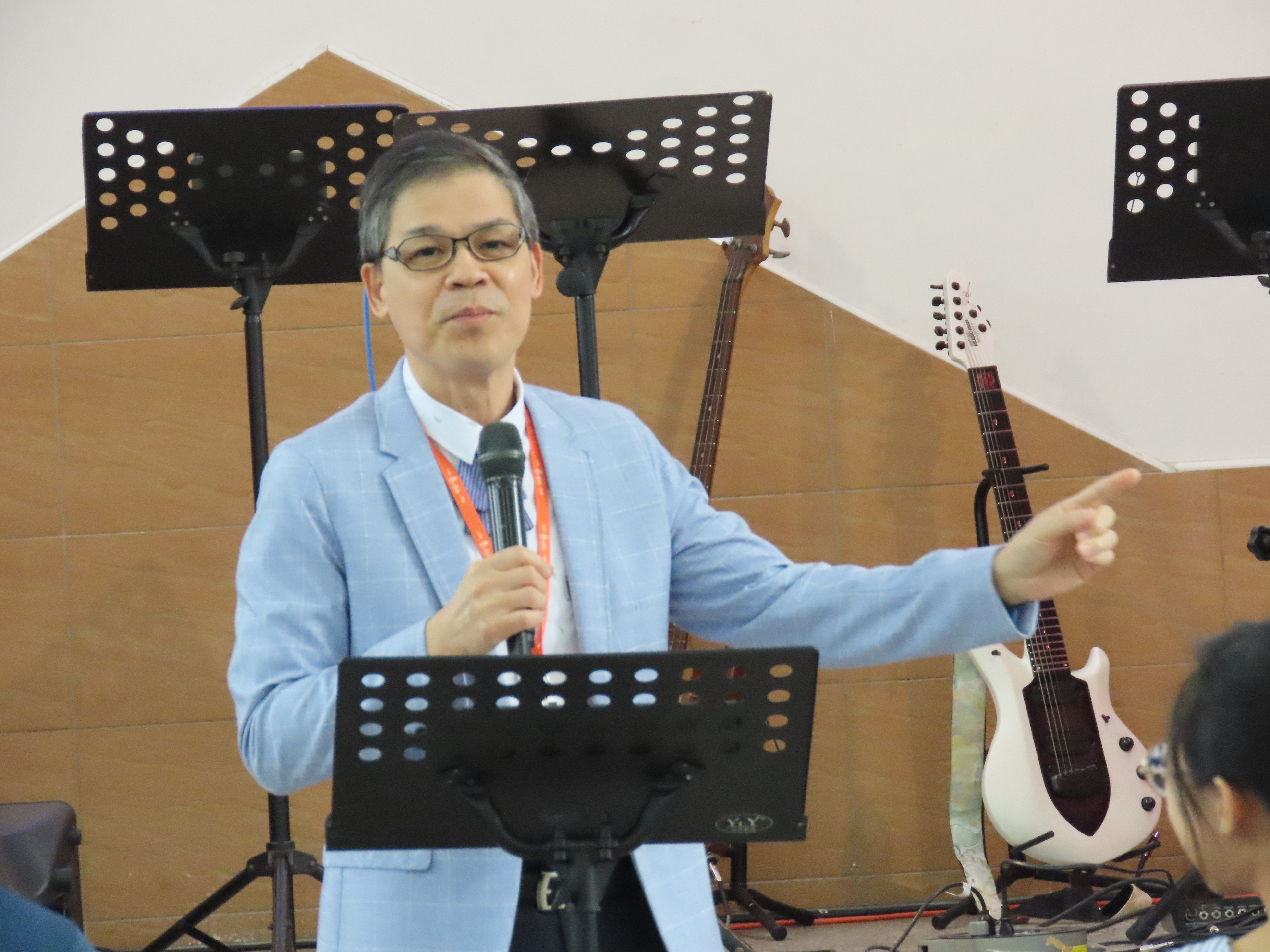 葛兆昕牧師。(圖/李容珍攝影)