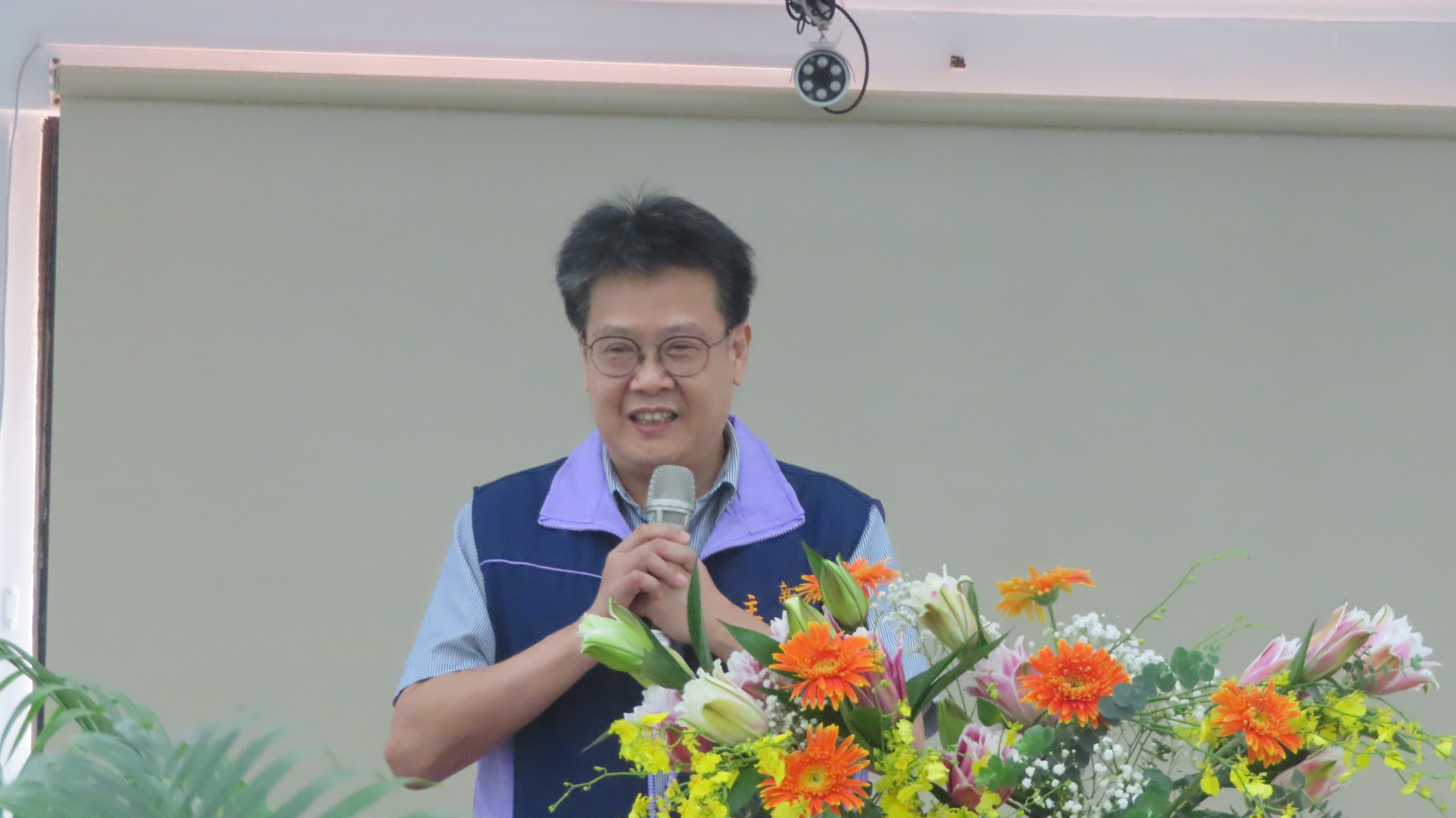 仁愛之家謝鑫敏主任。（圖/梁敬彥攝影）