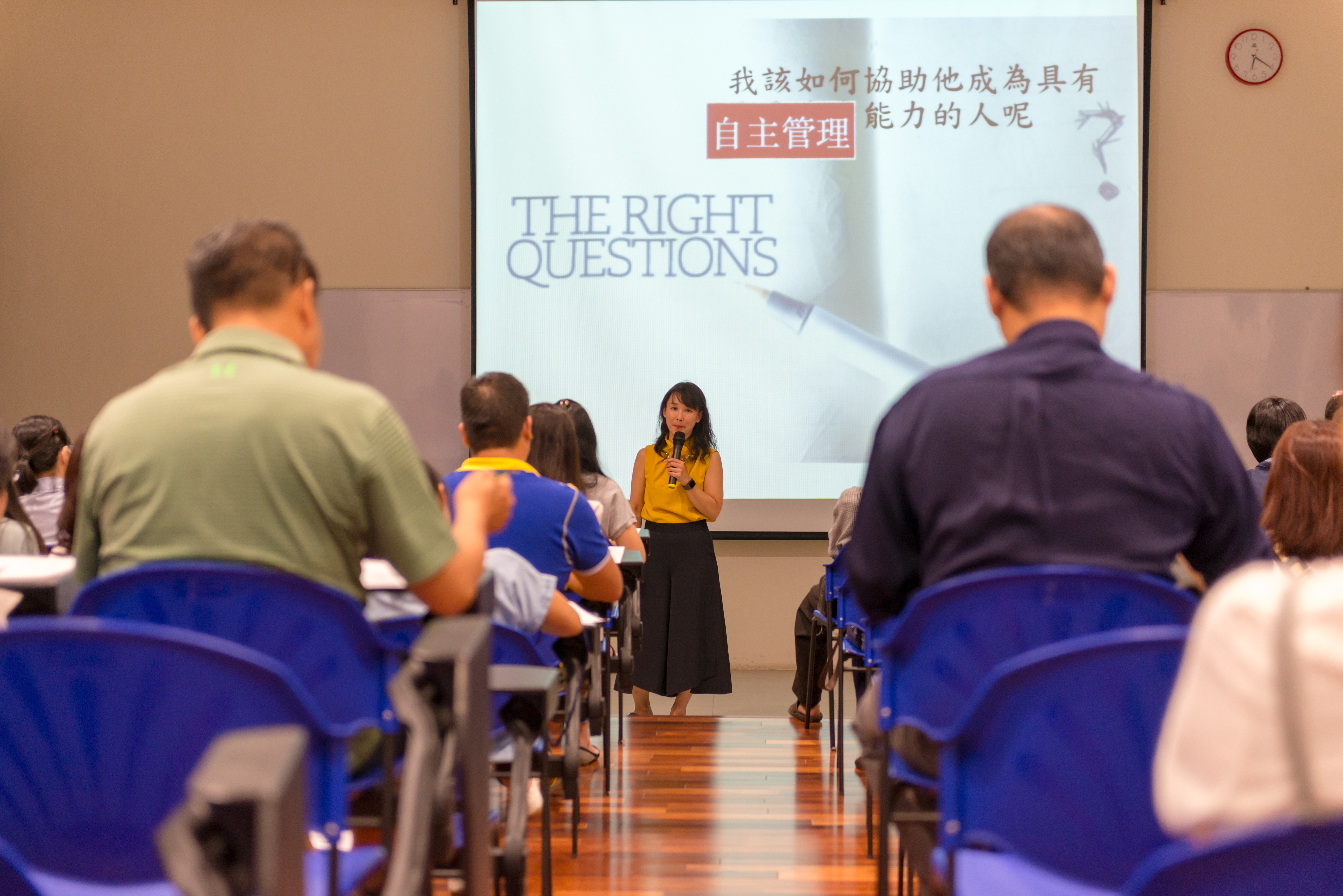莫茲婷老師上課場景。