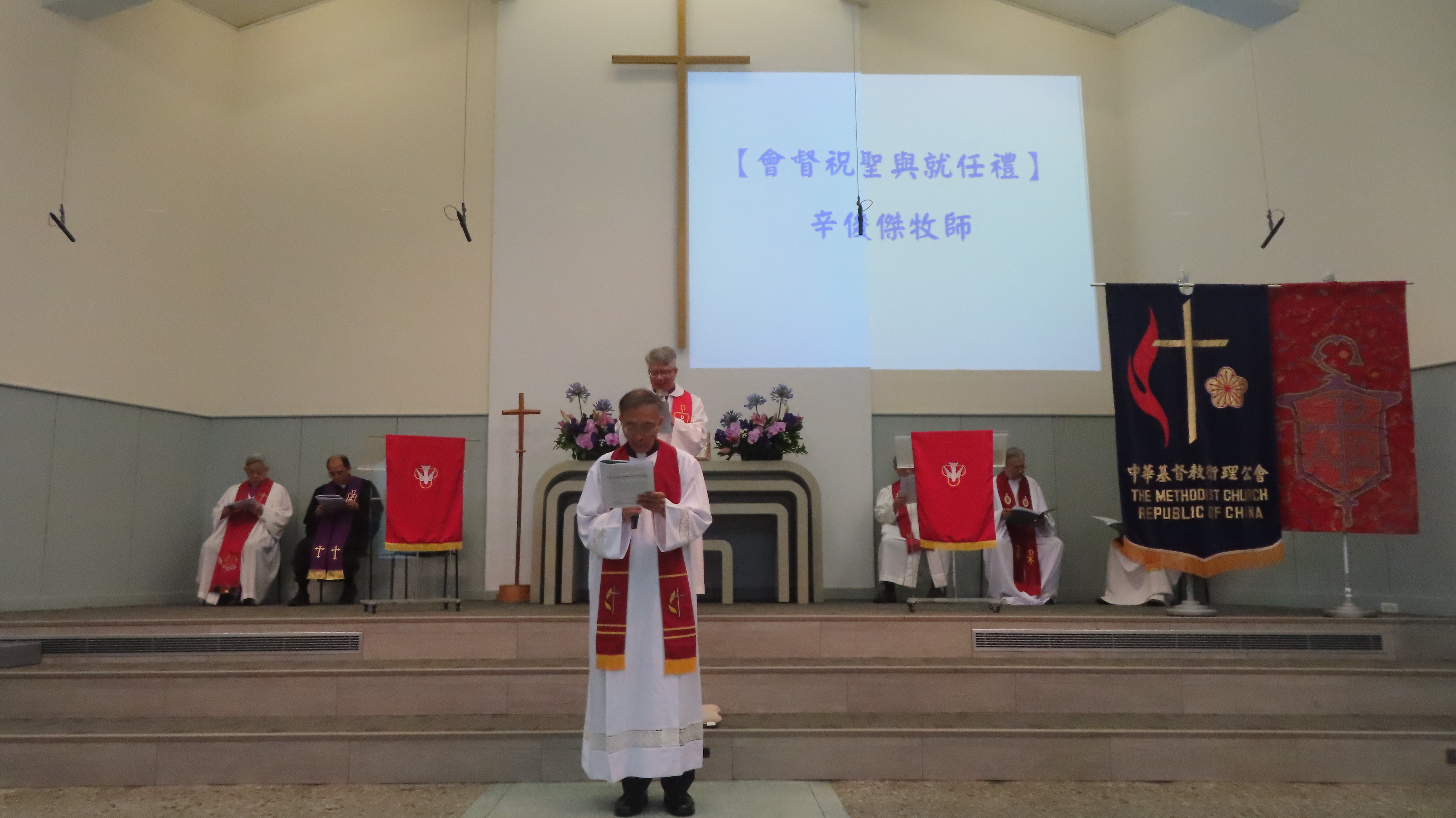 新會督辛俊傑宣召。（圖/梁敬彥攝影）