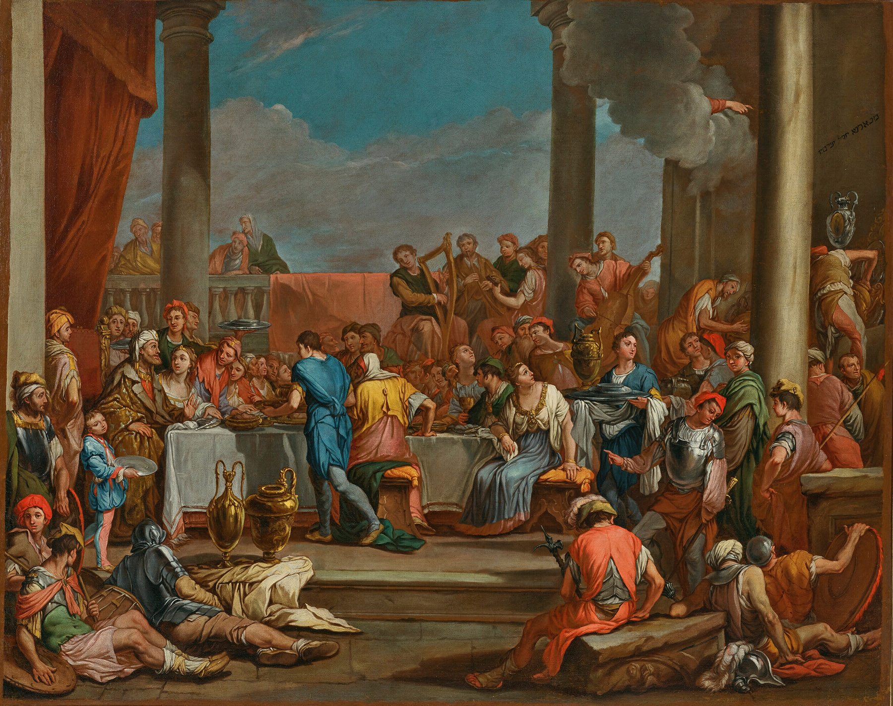 "Belshazzar’s Feast", by Giulio Carpioni 