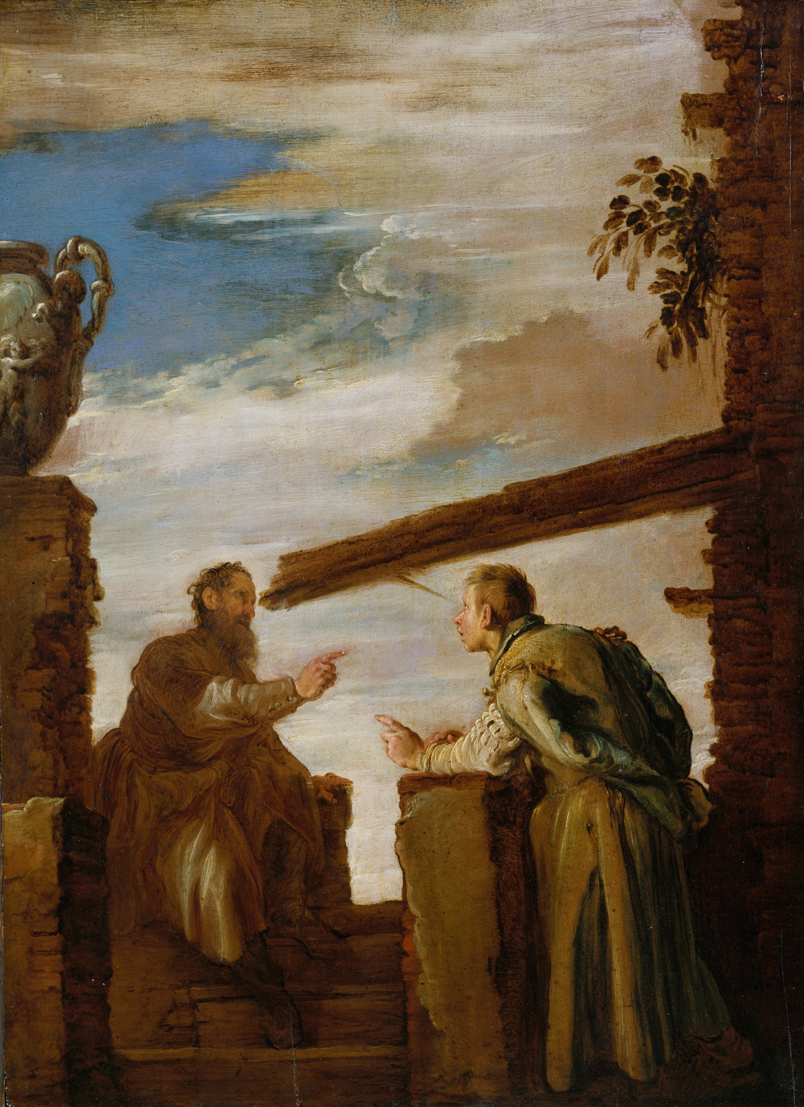 "The Parable of the  Mote and the Beam", by Domenico Fetti