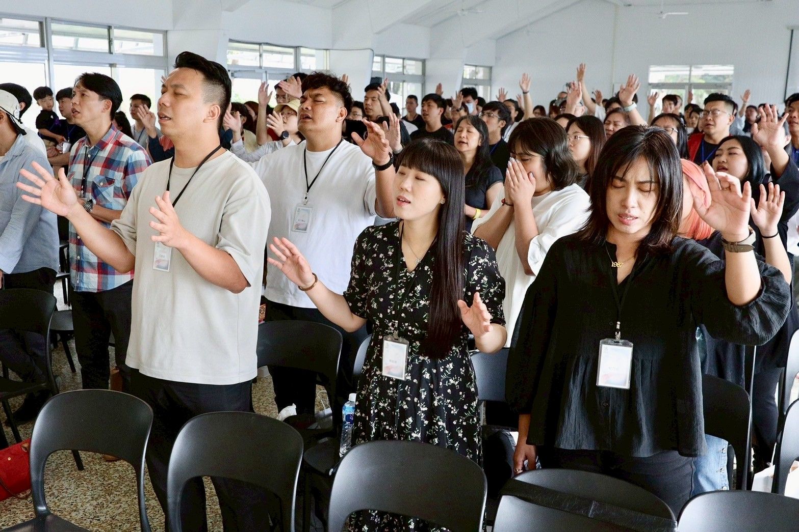 全華浸青宣將近200人，海外60位同工來到嶺頭山莊領受福音的使命（圖/主辦單位提供）