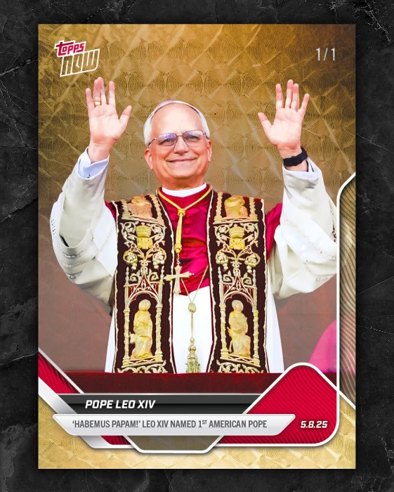 銷售十萬張紀念款，僅一張。（圖／翻攝自IG@topps）