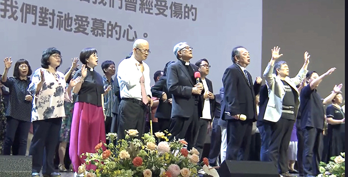 聖靈降臨節之後，需要上帝啟示，有組織、策略一起同行。（直播截圖）