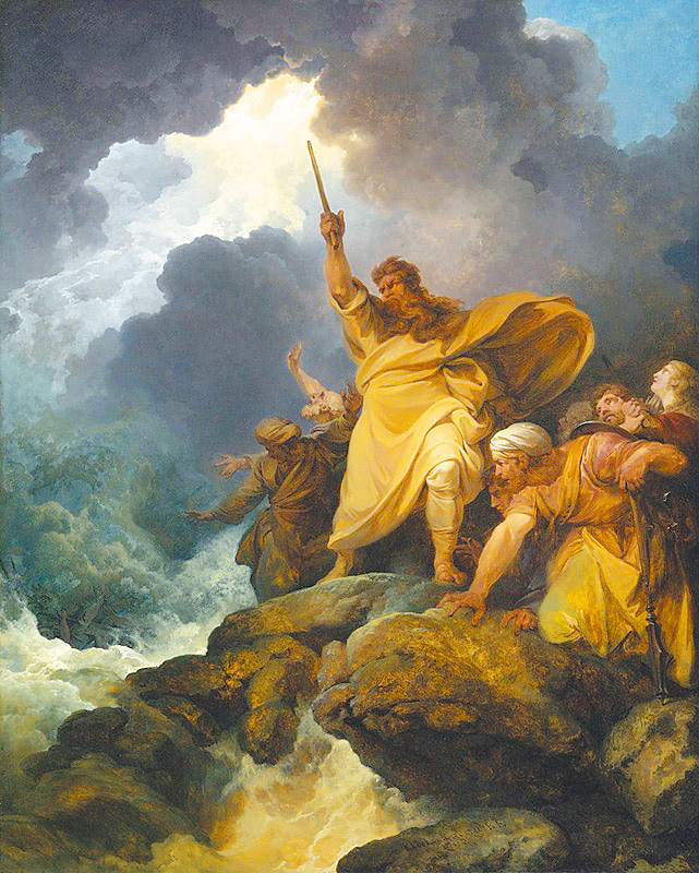 "The Destruction of Pharaoh's Army", by Philip James de Loutherbourg