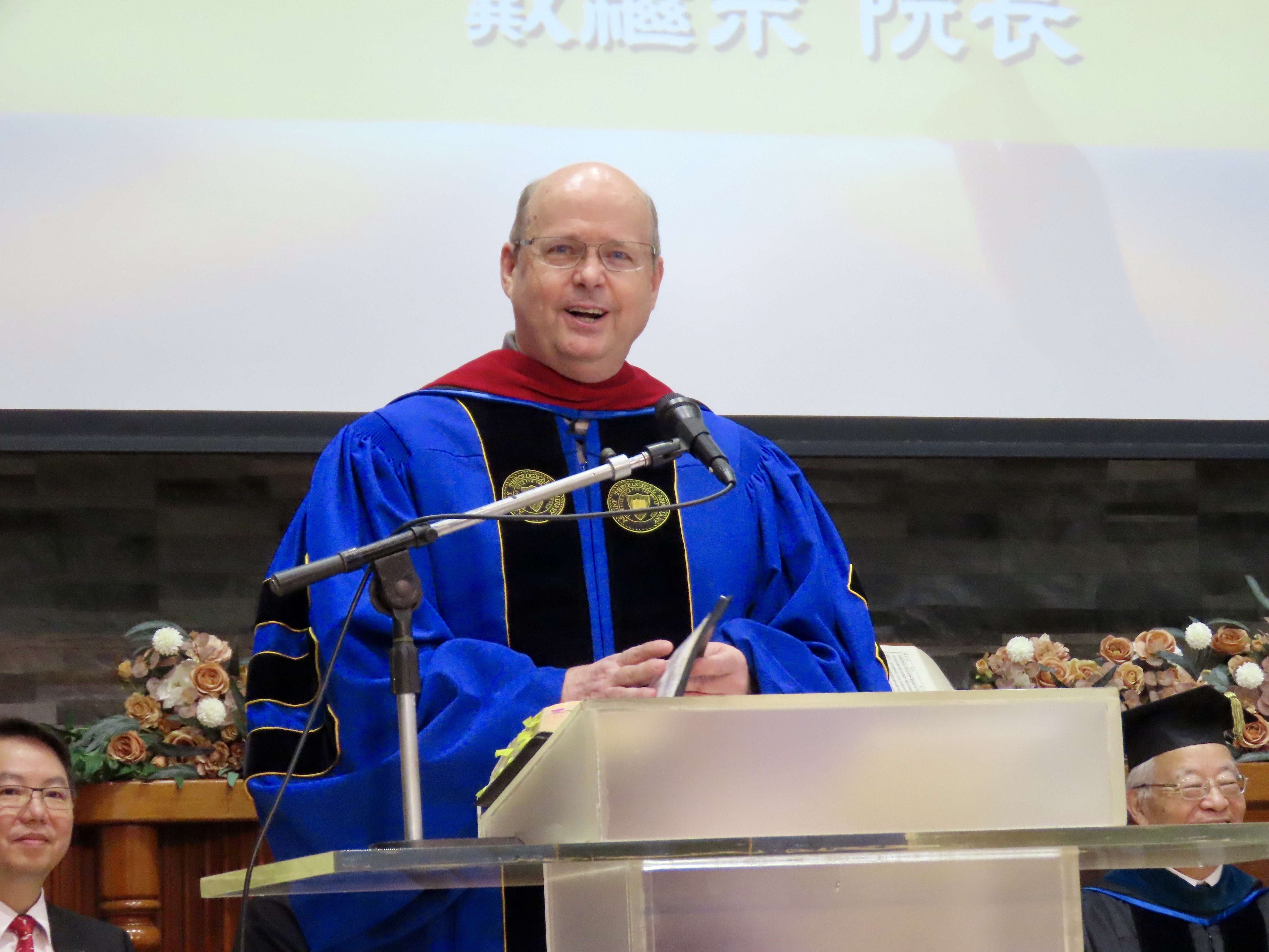 戴繼宗院長勉勵。(圖/李容珍攝影)