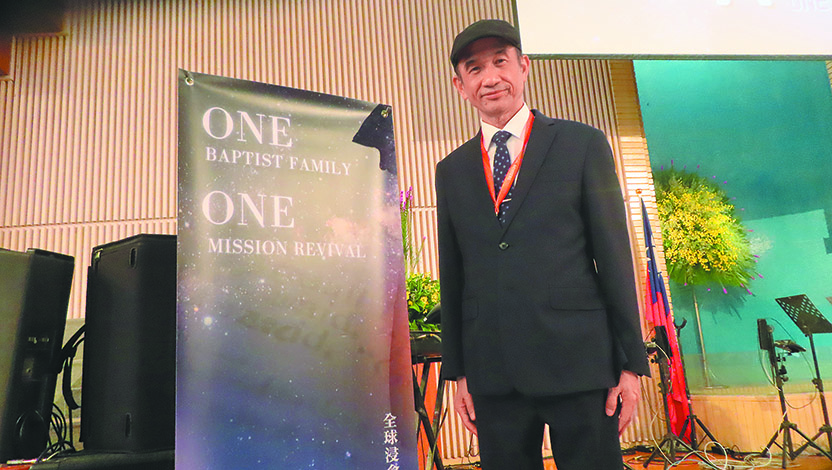 浸聯會主席黃烱榕牧師。（圖／梁敬彥攝影）