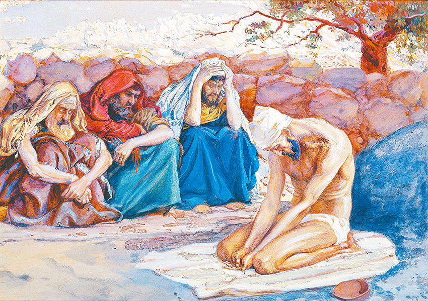 "Job and His Three Friends", by James Tissot