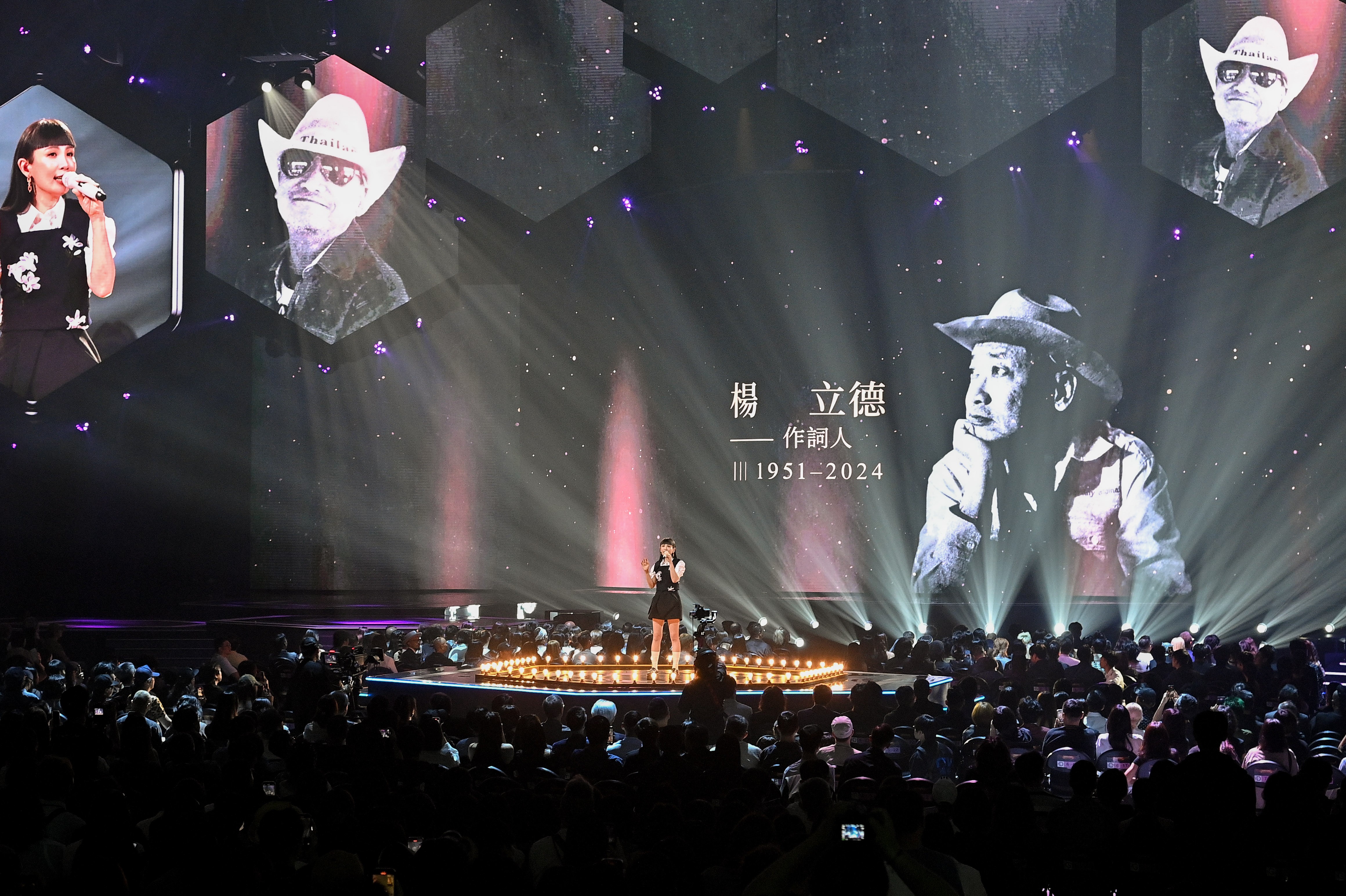 魏如萱溫暖獻場懷念已逝音樂人。（圖/台視提供）