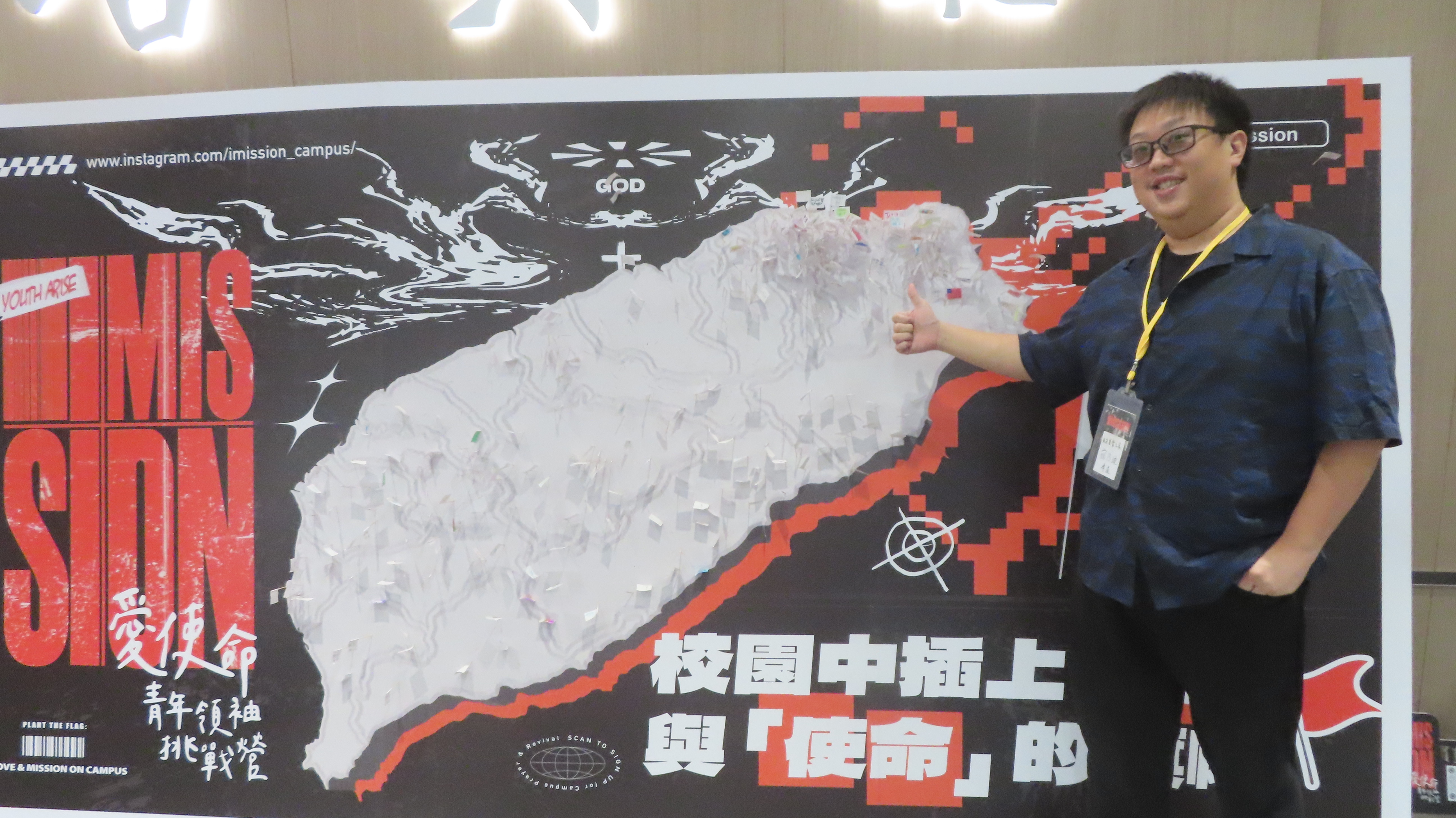 寇乃迪傳道。（圖/梁敬彥攝影）