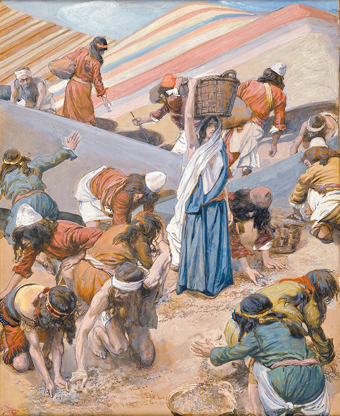 "The Gathering of the Manna", by James Tissot