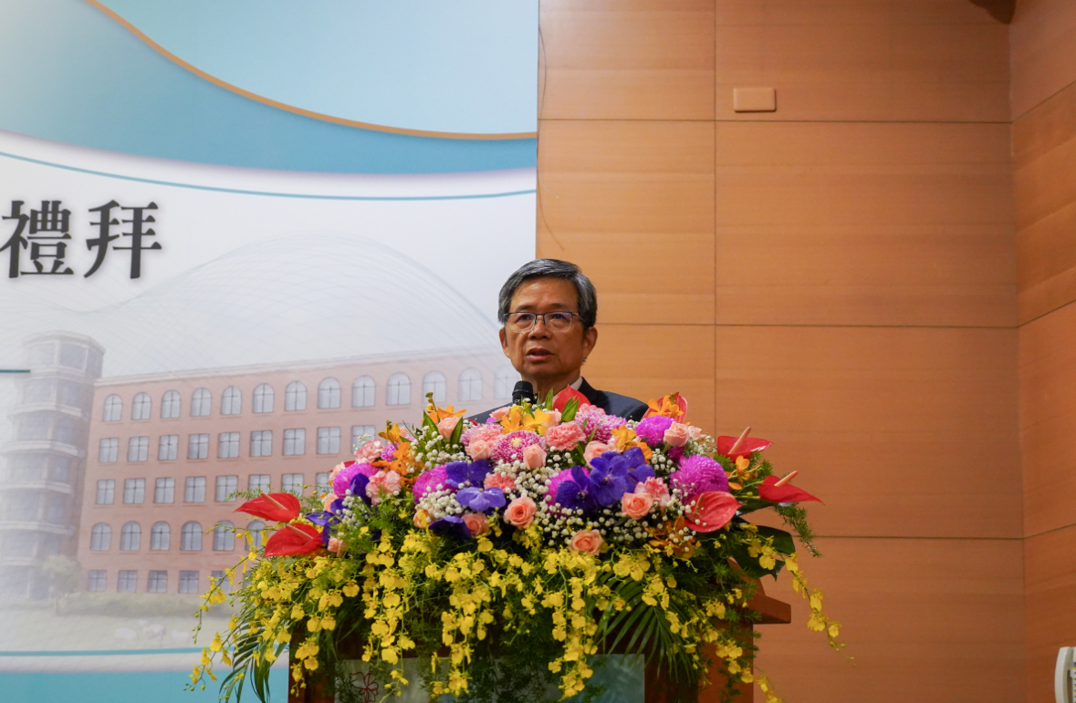 李居仁校長。(馬偕醫學院提供)