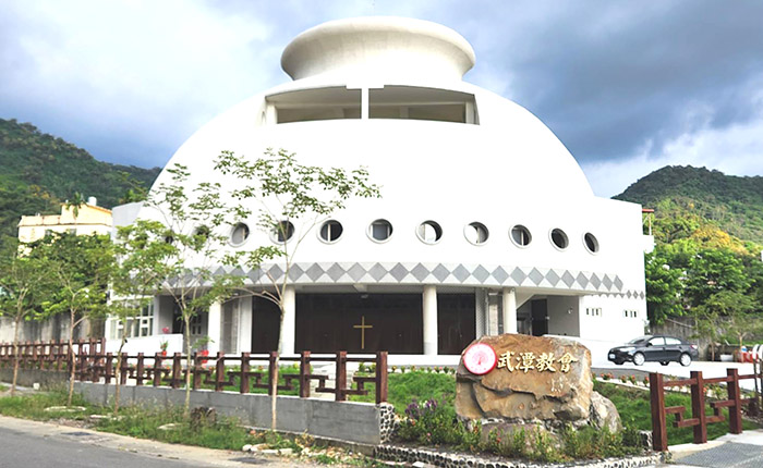 排灣族獨特的武潭「陶壺教堂」見證綠建築智慧。（受訪者提供）