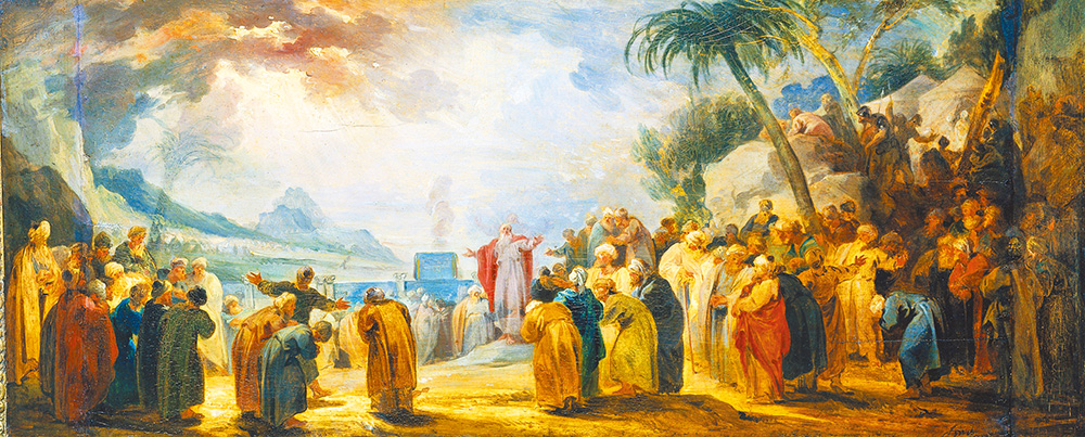 "Moses Elects Seventy Elders", by Jacob de Wit