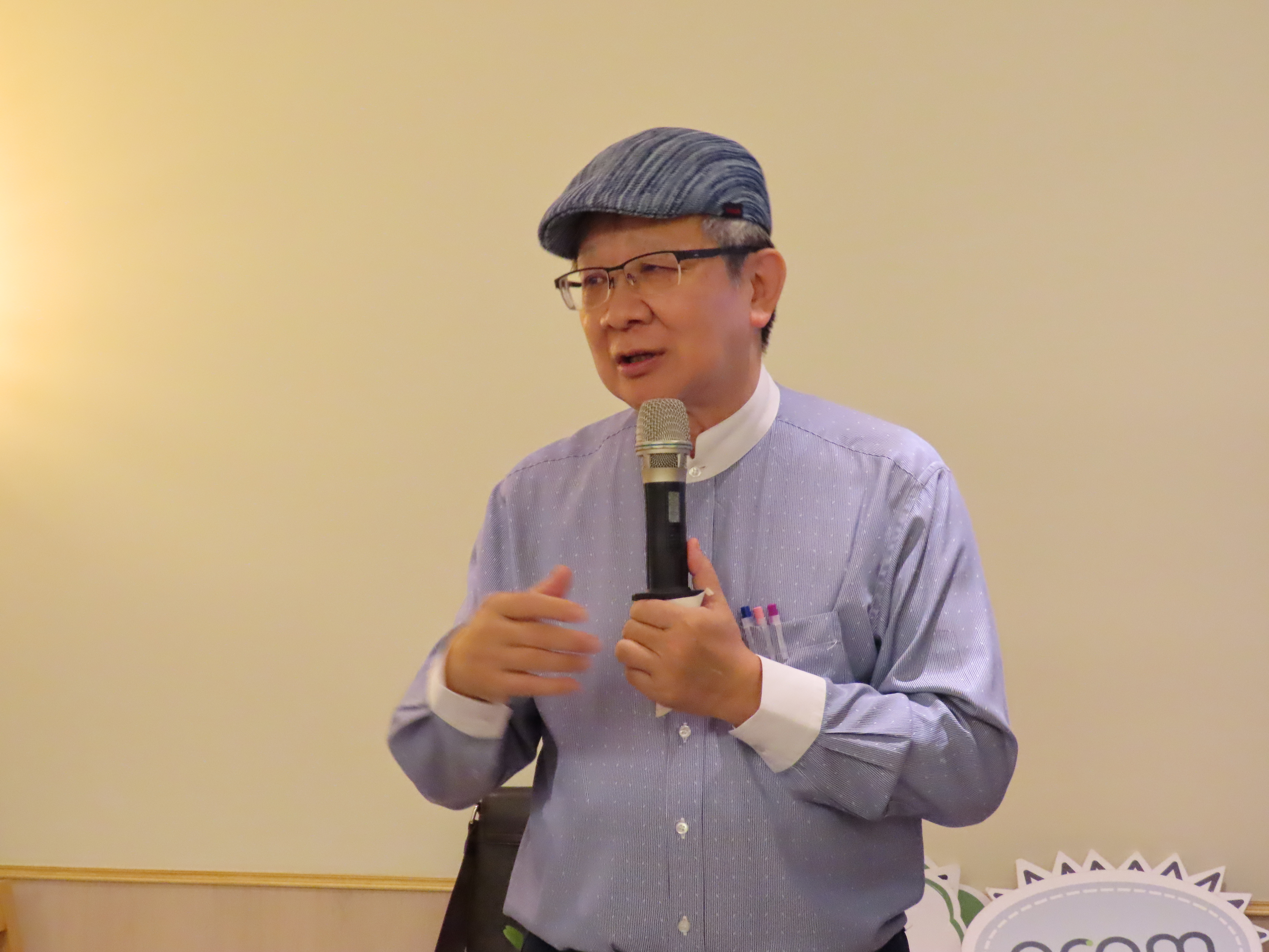 章啟明長老。(圖/李容珍攝影)