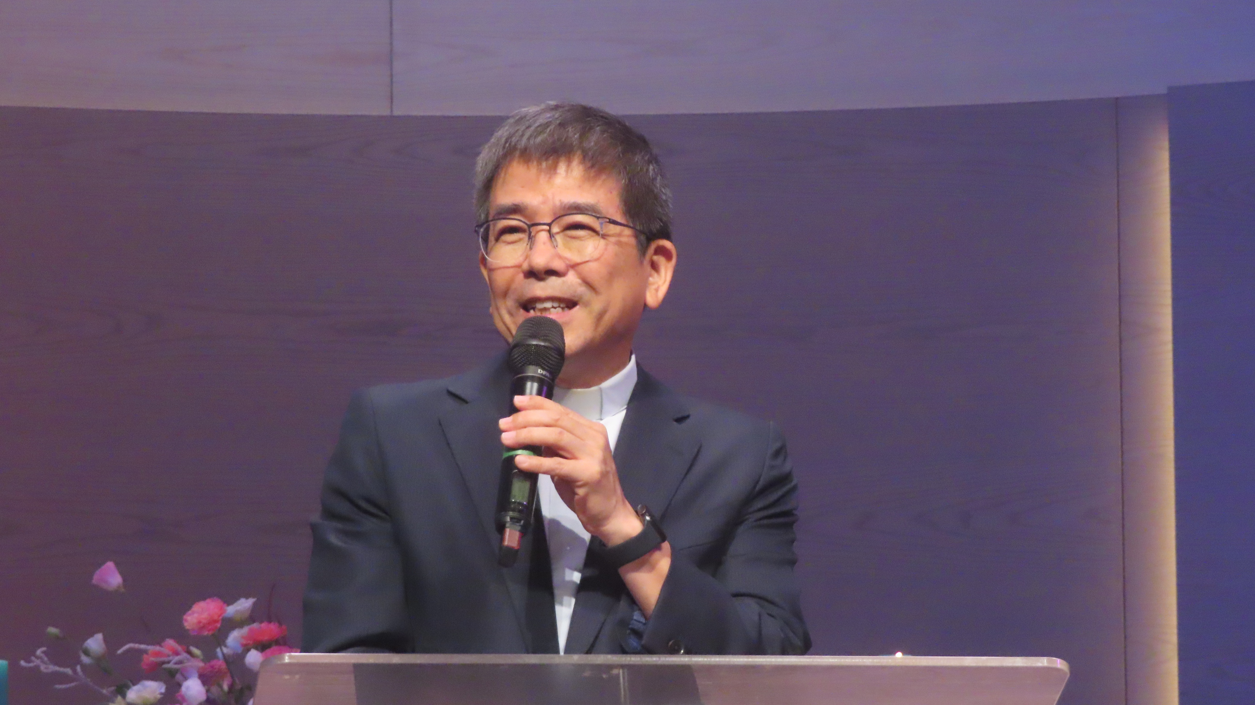 吳焜梁主任牧師。（圖/梁敬彥攝影）