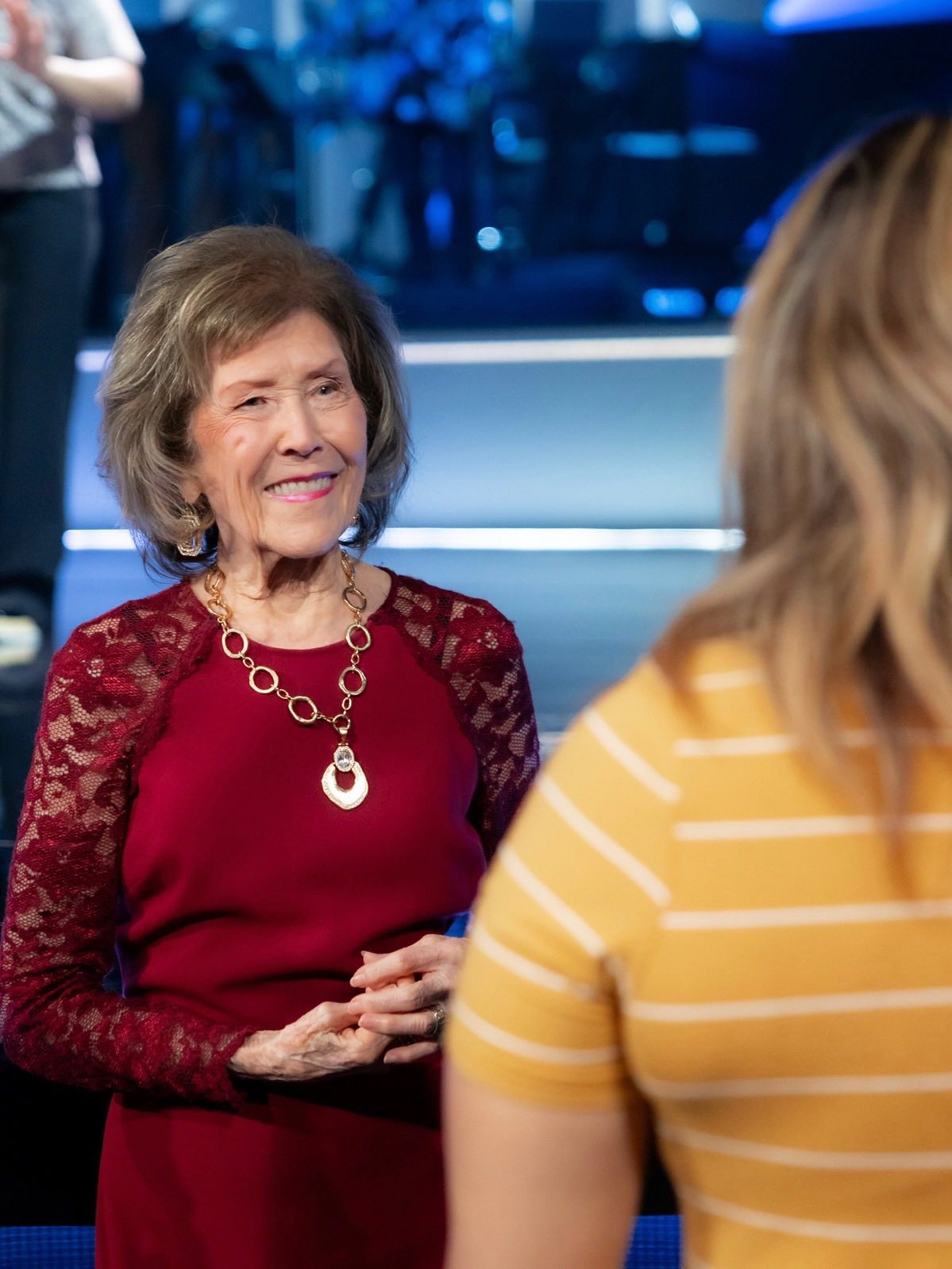 多蒂相信禱告的力量。（圖／翻攝自FB@Lakewood Church）