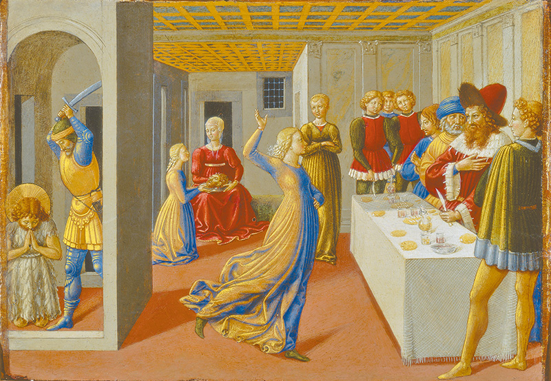 "The Feast of Herod and the Beheading of Saint John the Baptist", by Benozzo Gozzoli