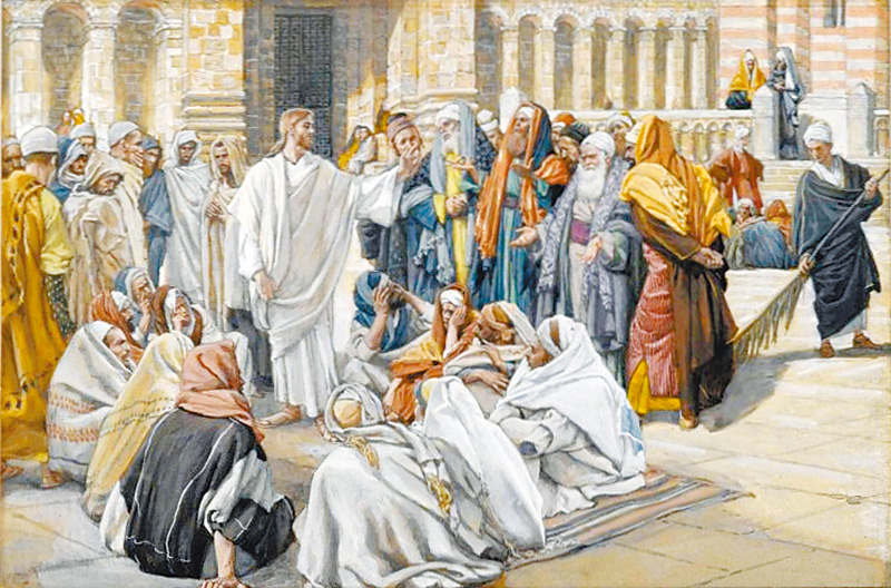 "The Pharisees Question Jesus", by James Tissot