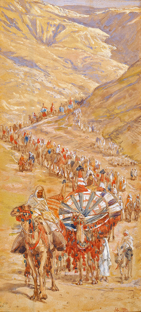 "The Caravan of Abram", by James Tissot