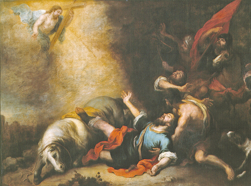 "The Conversion of Saint Paul",  by Bartolomé Esteban Murillo