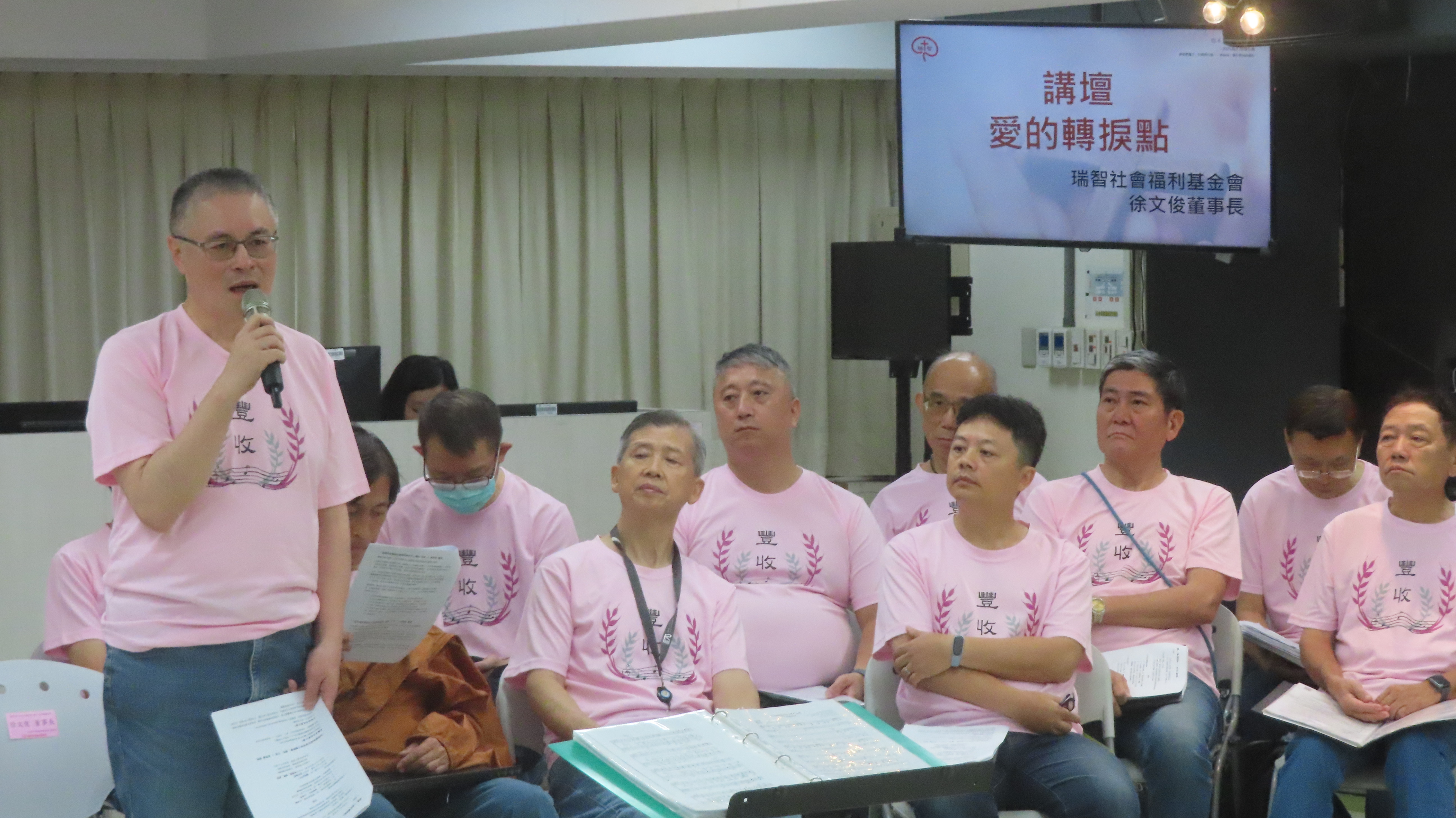 徐文俊董事長/醫師分享。（圖/梁敬彥攝影）