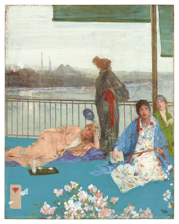 〈膚色和綠色的變化〉。 圖片來源：https://asia.si.edu/explore-art-culture/collections/search/edanmdm:fsg_F1892.23a-b/, Courtesy National Museum of Asian Art, Washington DC