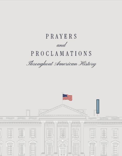 白宮製作的禱告指南手冊。（翻攝自FB@The White House）
