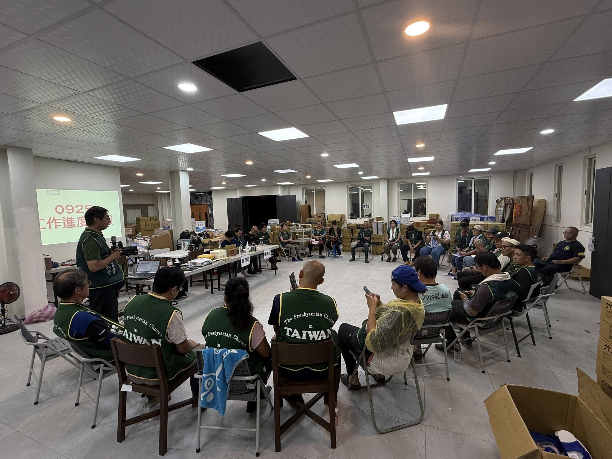 教會建立急難救助機制，分工合作，討論解決當前問題。(翻攝自太巴塱長老教會臉書)