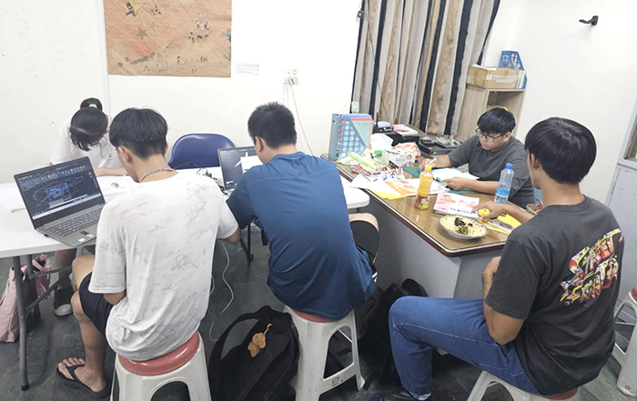 教會課後陪讀班的孩子們。（受訪者提供）