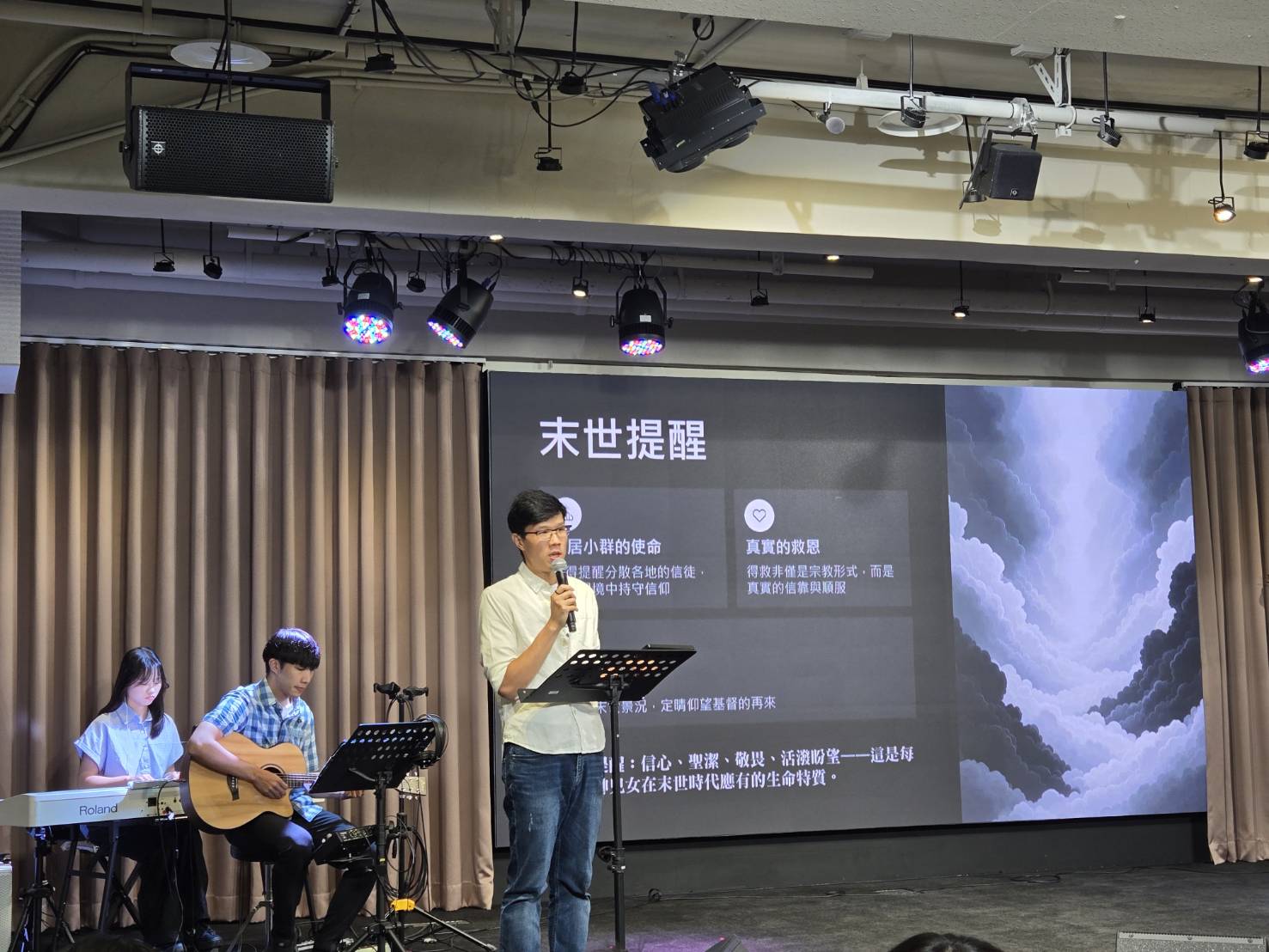潘牧迪牧師信息。（圖/梁敬彥攝影）