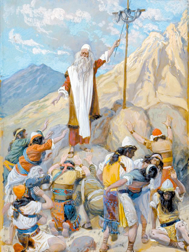"The Brazen Serpent", by James Tissot