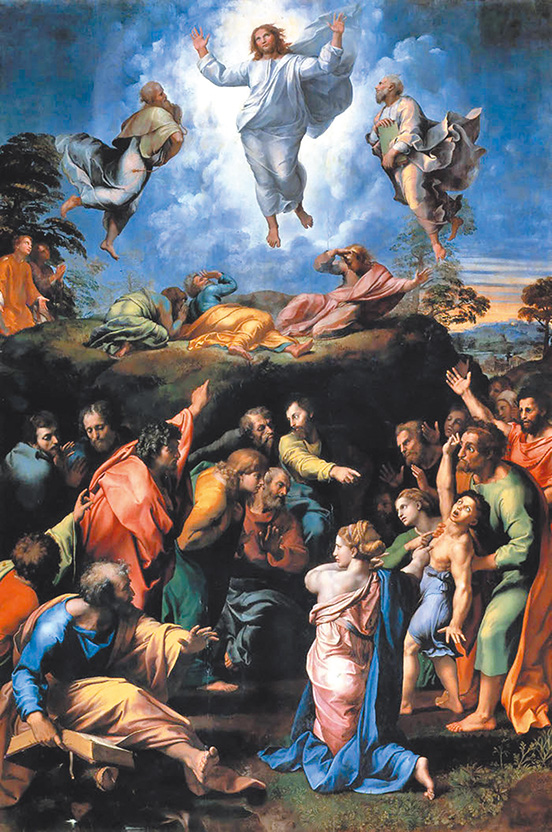 "The Transfiguration of Christ",  by Raphael