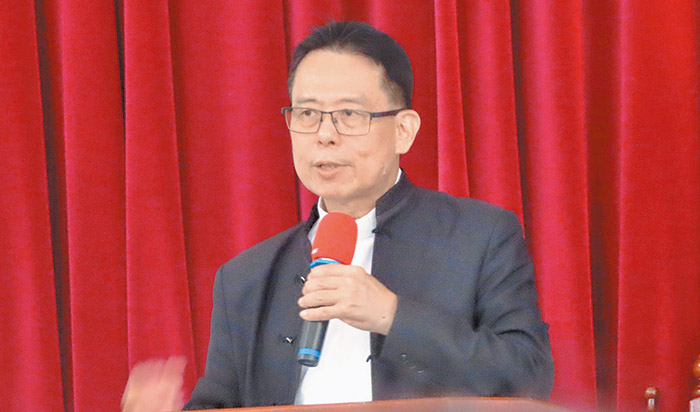 黃信忠牧師。（圖／梁敬彥攝影）