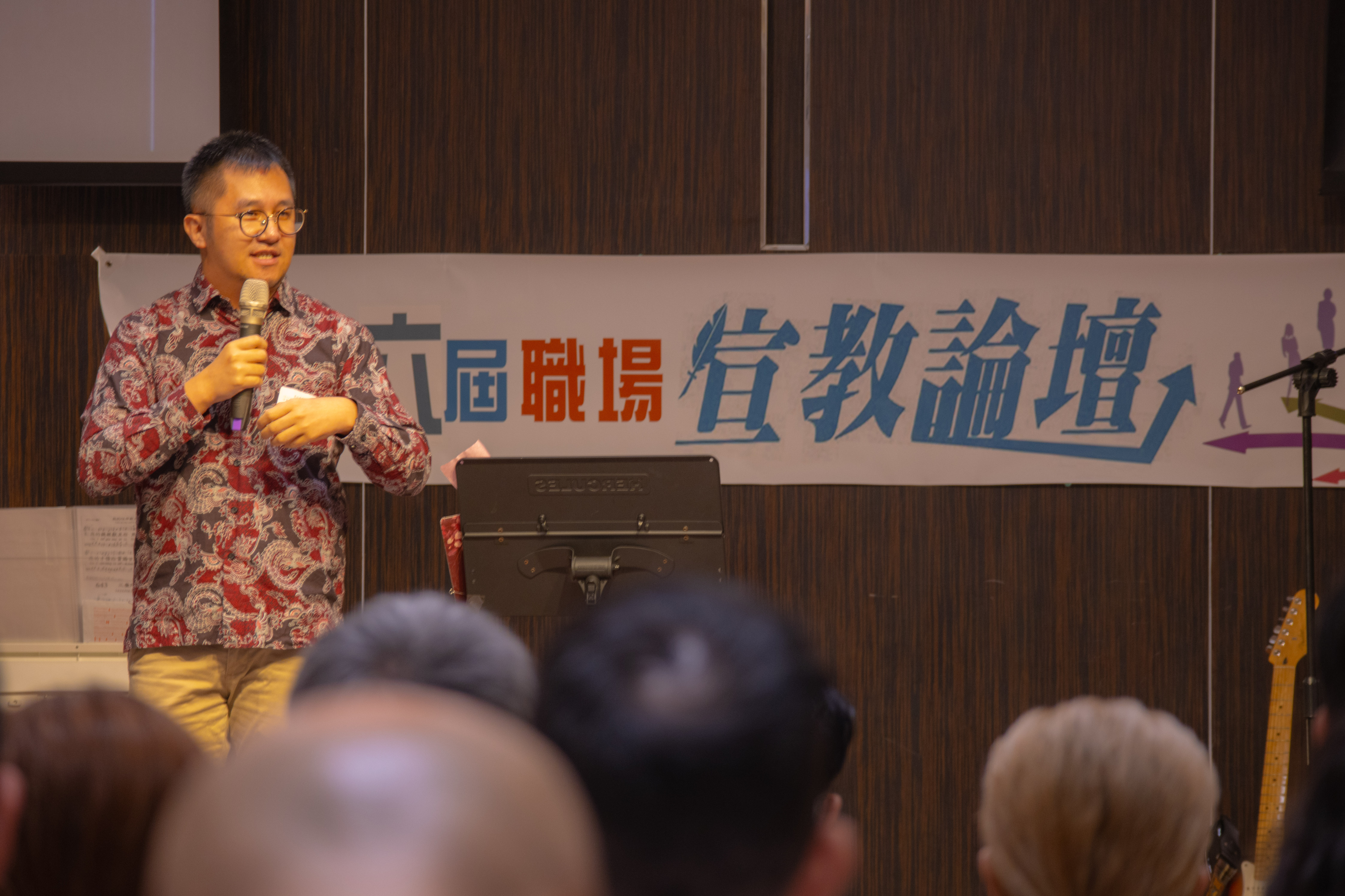 台神羅以教授培靈。（圖／受訪者提供）（2025.10.22更新）