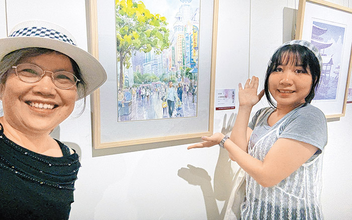 吳嘉麗與女兒鄭為恩。（圖／受訪者提供）