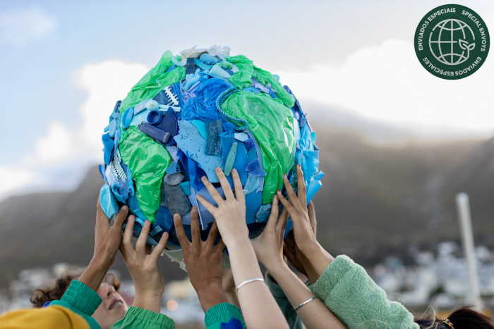 巴西COP30大會宣傳圖片，籲人減少浪費，珍惜地球資源。（翻攝自cop30.br)