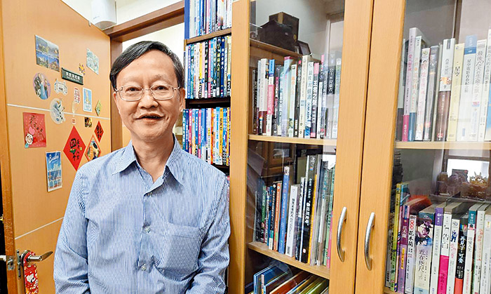 吳庶深副教授。(圖/梁敬彥攝影)