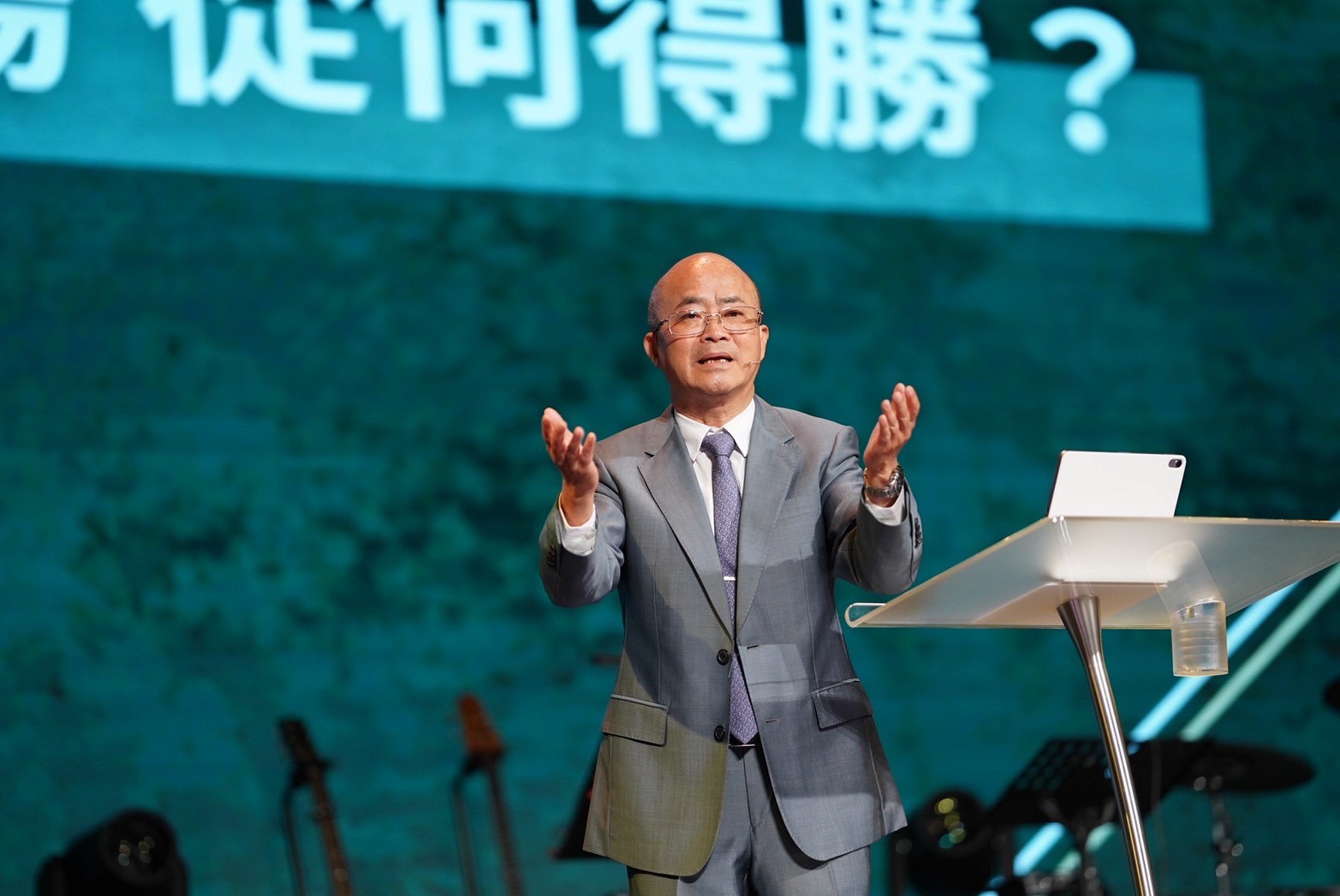 楊錫儒牧師分享。(圖/福氣教會提供)