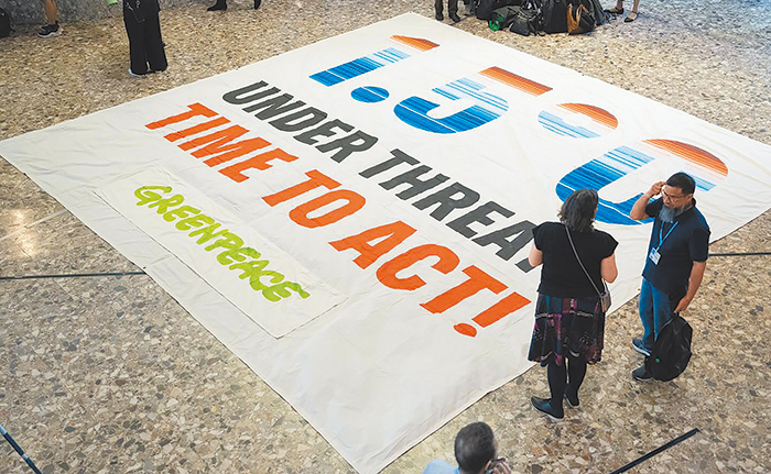 全球升溫逼近攝氏1.5度警戒線。（翻攝自FB@UN Climate Change）