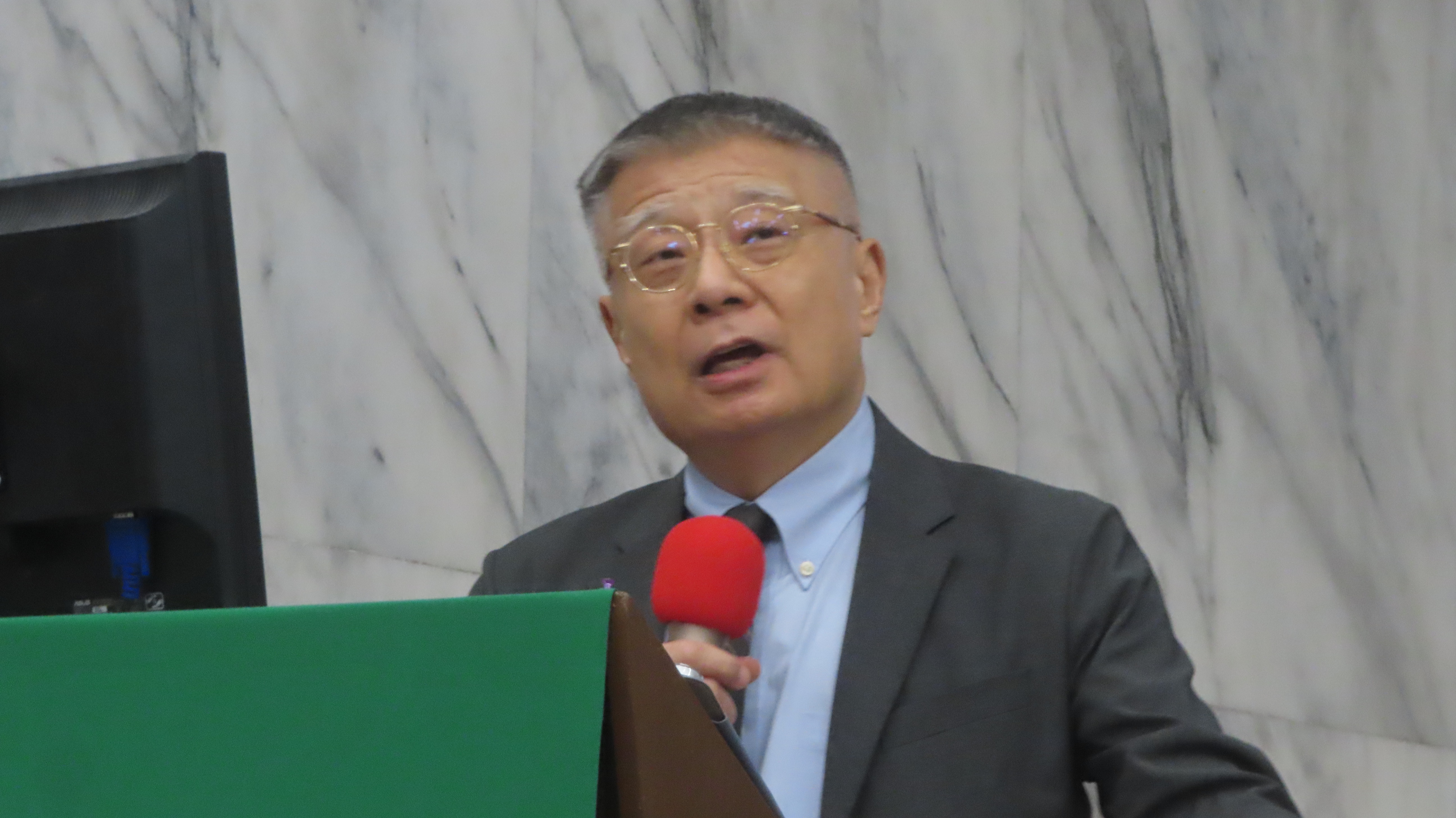 周學信教授。（圖/梁敬彥攝影）