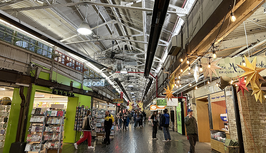 雀爾西市場是融合歷史文化、創新精神的複合空間。(作者攝影)