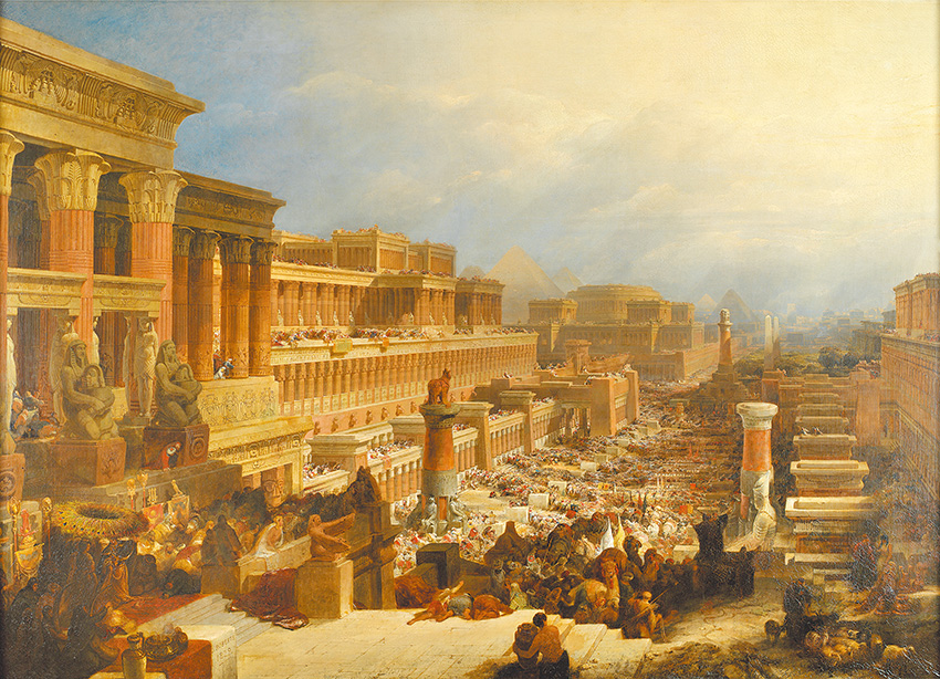 "The Departure of the Israelites", by David Roberts