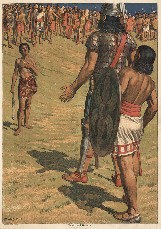 "David und Goliath", by Franz Hein 